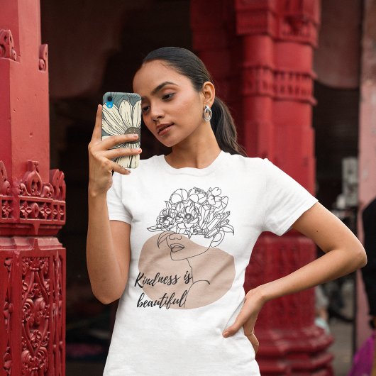 やさしさが美しい抽象芸術 Tシャツ