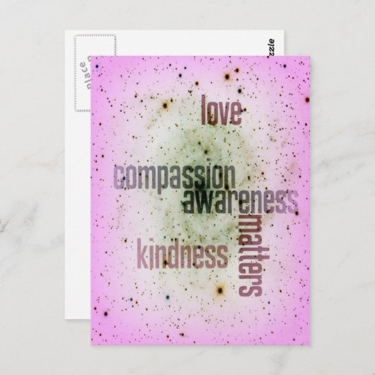 やさしさの問題ユニバーサルラブポストカード ポストカード (正面/裏面)