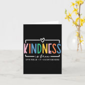 やさしさは至る所に振りかけ前向きる カード (黄色い花)