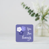 やさしさカード： "You Are Enough" Card スクエア名刺 (スタンド正面)