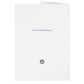 やさしさガーディアンエンジェルズアートのグリーティングカード (裏面)