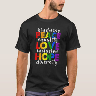 やさしさ平和Lgbtゲイレズビアン権人権 Tシャツ