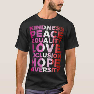 やさしさ平等ラブLGBTレズビアン国旗ゲイプライド Tシャツ