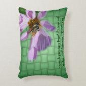 やさしさ引用文ビーオンフラワー感動的 アクセントクッション (正面(垂直))