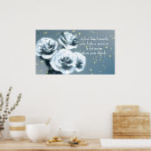 やさしさ引用文感動的やる気を起こさせるポスター ポスター (キッチン)