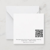 *~やさしさAP62 THANK YOU Mini Note Card ノートカード (裏面)