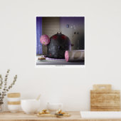 やしき猫たち（5号猫） ポスター (キッチン)