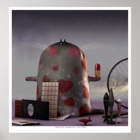 やしき猫たち（6号猫） ポスター (正面)