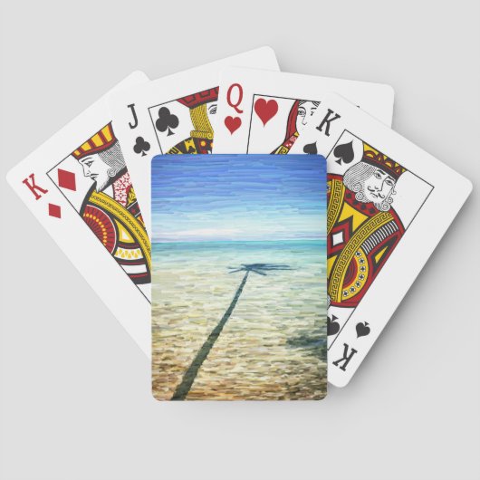 "やし影"のトランプ トランプ (裏面)