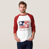 やし旗のハワイの男性Tシャツ Tシャツ (正面フル)
