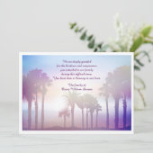 やし死別のサンキューカード サンキューカード (スタンド正面)