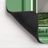 やし葉状体の魚の俳句の芸術のマウスパッド マウスパッド (コーナー)