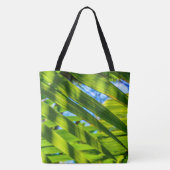 やし葉状体、カウアイ島、アロハハワイのビーチのバッグ トートバッグ (裏面)