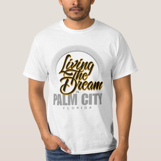 やし都市に夢住んでいます Tシャツ (正面)