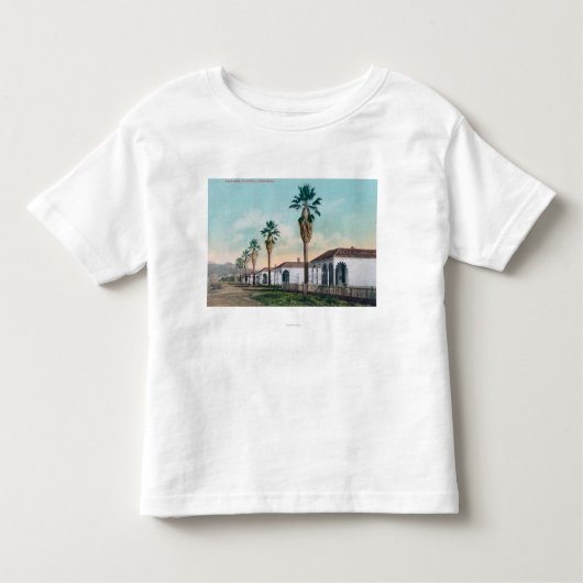 やしRowCalistoga、カリフォルニアの眺め トドラーTシャツ (正面)