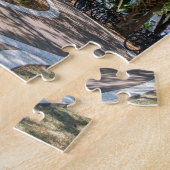 やしtreとのヒルトンヘッドジョージアのビーチそして海 ジグソーパズル (側面)