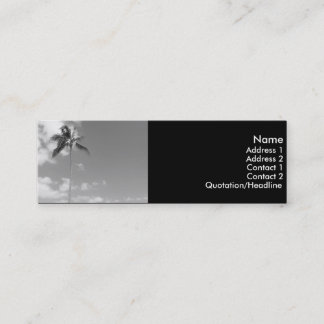 やしTreetの細いプロフィールカード スキニー名刺