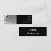 やしTreetの細いプロフィールカード スキニー名刺 (正面/裏面)