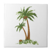 やしTreeTile 4.25x4.25 " タイル (正面)