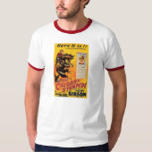 やじり声のギブソン1925年の無声映画の西部ポスター Tシャツ (正面)