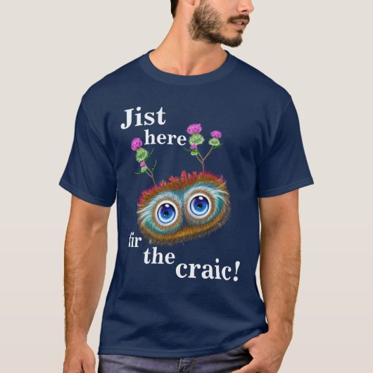 やじり声の警笛音Haggis。 ここのJistのもみCraic! Tシャツ (正面)
