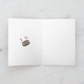 やじり声の警笛音Haggis! LangはYer Lumの蒸気よろしいです! サンキューカード (内部)