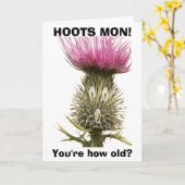 やじり声月曜日! 挨拶状 カード (黄色い花)