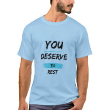 やすらぎのTシャツ「休息はあなたのためのもの」セルフケアに最適