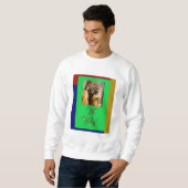 やだ!抽象的なサルTシャツ スウェットシャツ (正面フル)