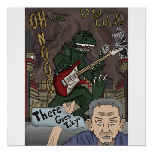 やだ!!東京へ行く ポスター (正面)