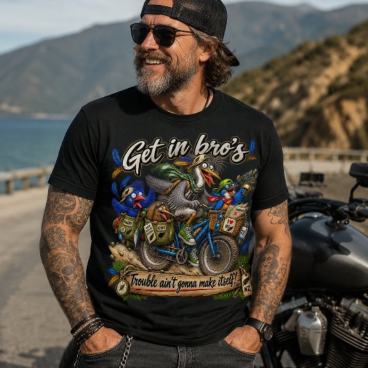 やっかいごとを起こそうぜ Tシャツ