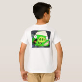 やっかいな豚をやっつけろ! Tシャツ (裏面フル)