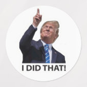 やったぞ！インフレを抑える ラベル (デザイン1)