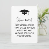やったぞ！ウィザードローブとハットおもしろい卒業 シーズンカード (スタンド正面)