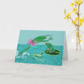 やったぞ! カード (黄色い花)