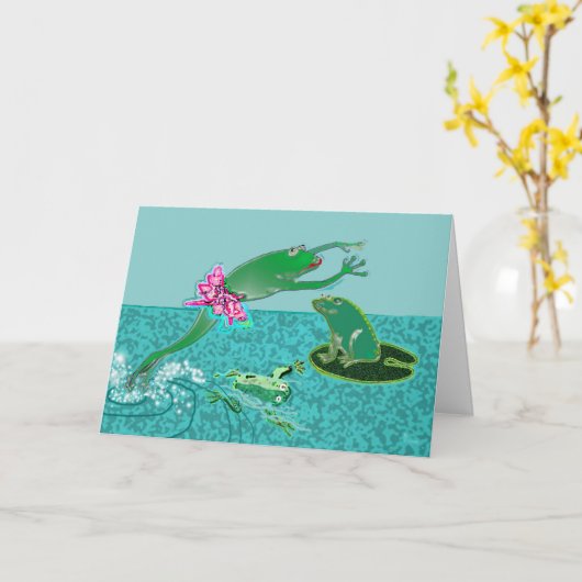 やったぞ! カード (黄色い花)