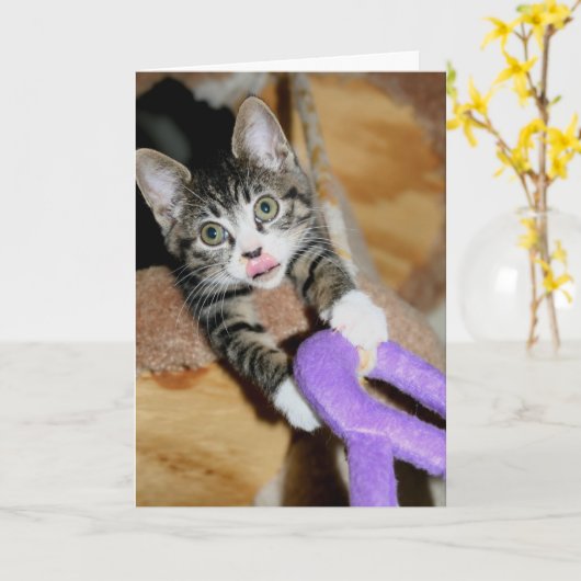 やったぞ！ カード (黄色い花)