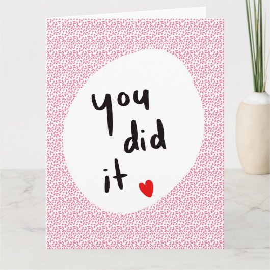 やったぞ！ カード (正面)