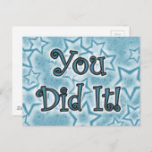 やったぞ！ ポストカード (正面/裏面)