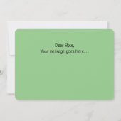 やったぞ!レッツセレリーブト – プニーガーデンポスト サンキューカード (裏面)