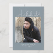 やったぞ！卒業パーティーの写真 招待状 (正面)