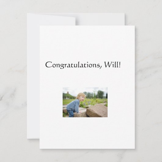 やったぞ！卒業発表(写真) 案内状 (裏面)