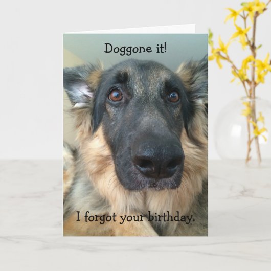 やったぞ!忘れ誕生日! カード (黄色い花)