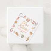 やったな!ウエスタンディスコ女性のカーボーイ誕生日パーティー フェイバータグ (インサイチュ)