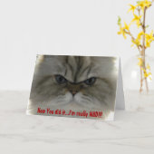 やったな…俺は本当に不機嫌!!! カード (黄色い花)