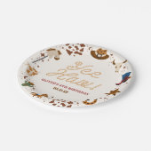 やったな!西カウボーイロデオ誕生日パーティー ペーパープレート (アングル)