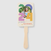 「やったな！」 2024年の写真のクラスパーソナライズされた ハンドファン (正面)