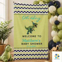 やったね！かわいい恐竜ベビーシャワー