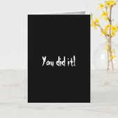 やったね - 応援カード カード (黄色い花)