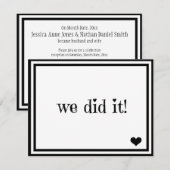 やったね 招待状 (正面/裏面)